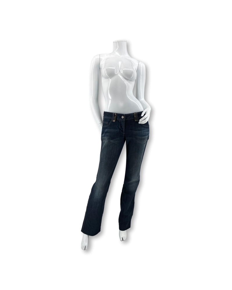 Fendi jeans Selleria avec point sellier