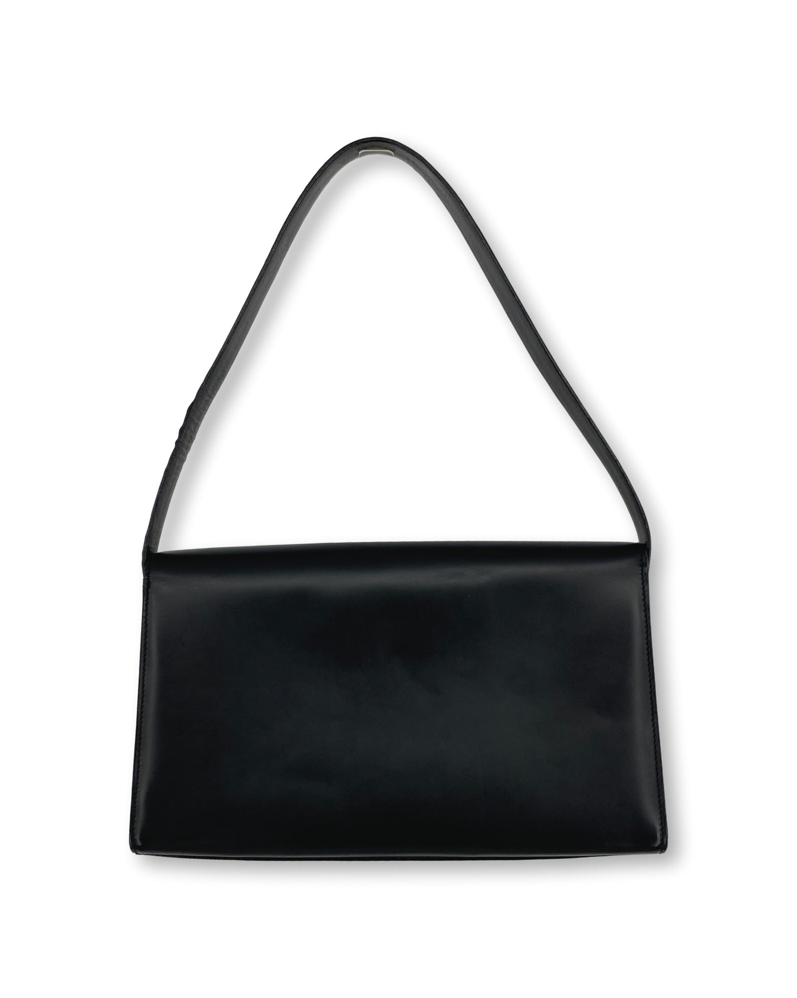 Gucci, Bags, Vintage Gucci Black Baguette Shoulder Bag