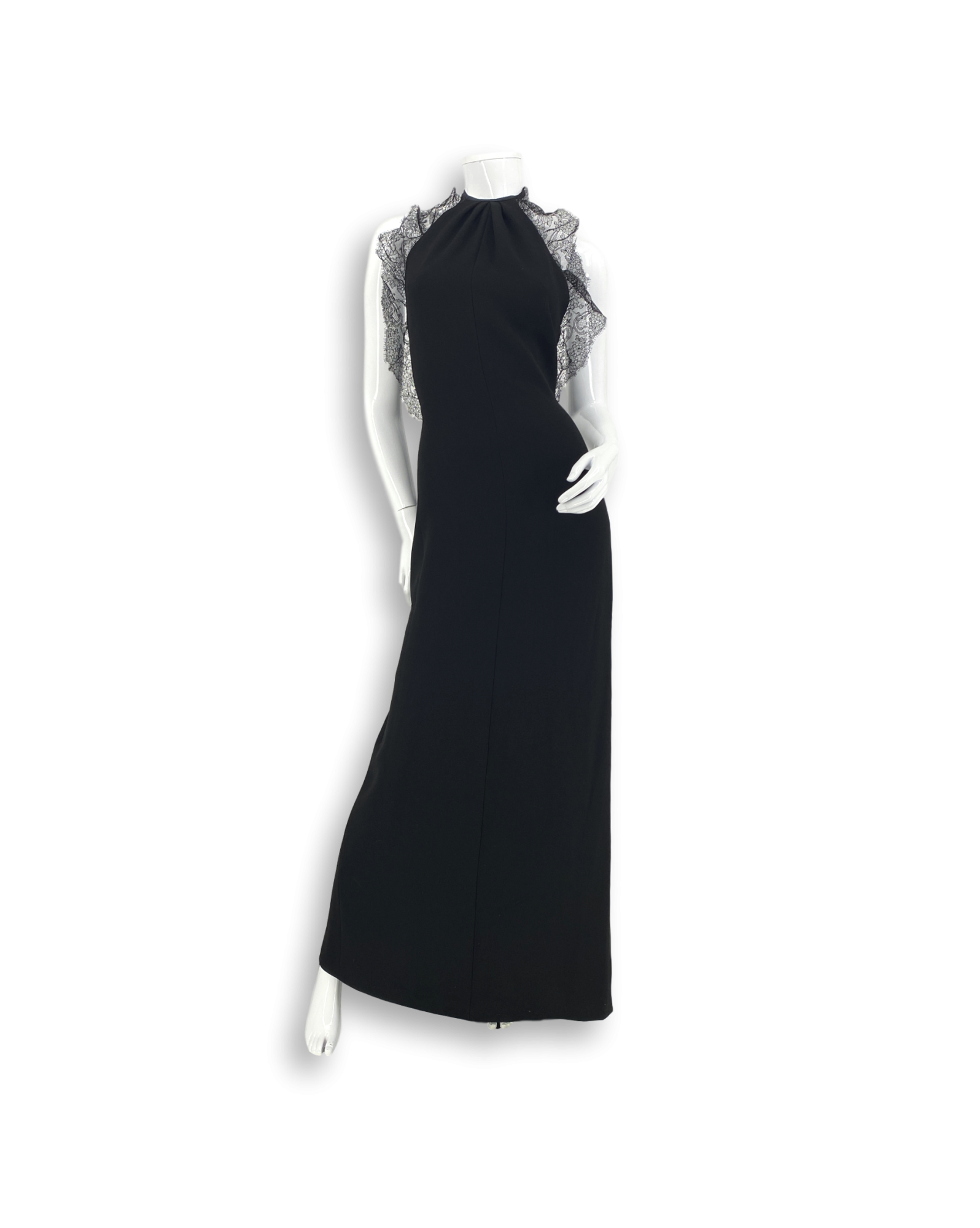 To The Max Black Strappy Asymmetric Split Maxi Dress With Drape – Club L  London - USA