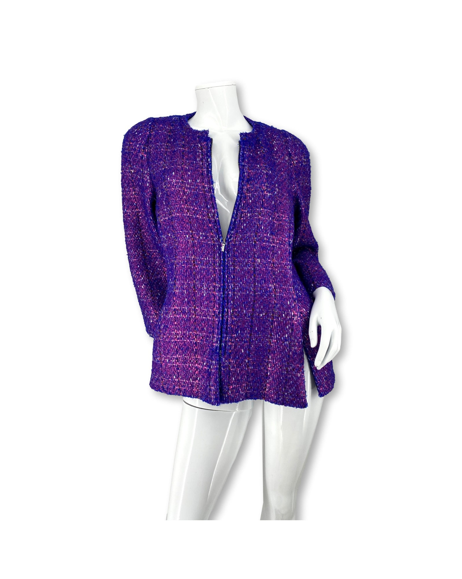 Chanel Tweed suit(Purple)